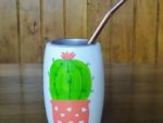 mate vaso de madera